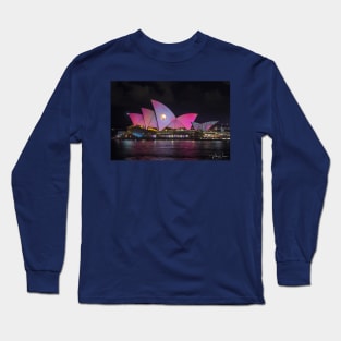 Sydney Opera House during the Vivid Festival. Long Sleeve T-Shirt